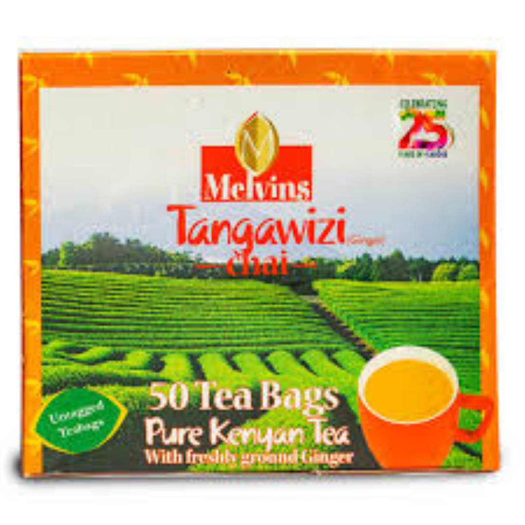 MELVINS GINGER TEA BAGS 50 S PACKETS
